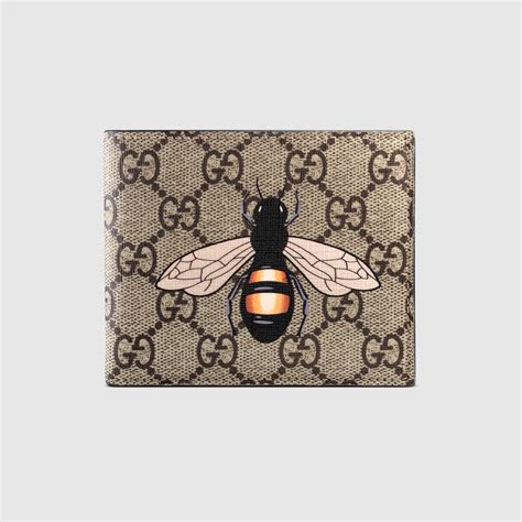 black gucci bee wallet|Gucci bumblebee wallet.